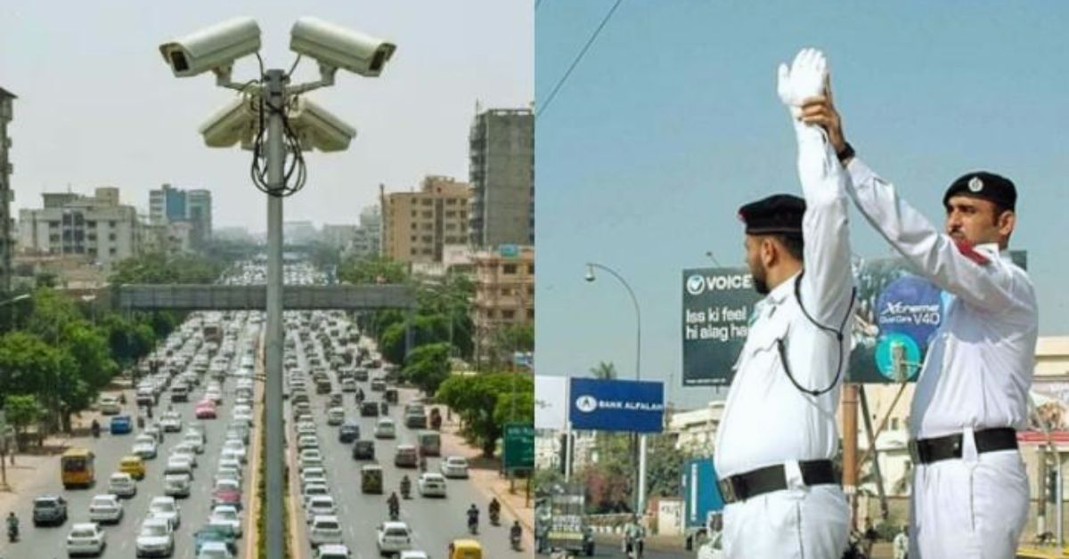 کراچی میں گزشتہ روز ٹریفک پولیس نے 3400 سے زائد ای چالان جاری کیے۔