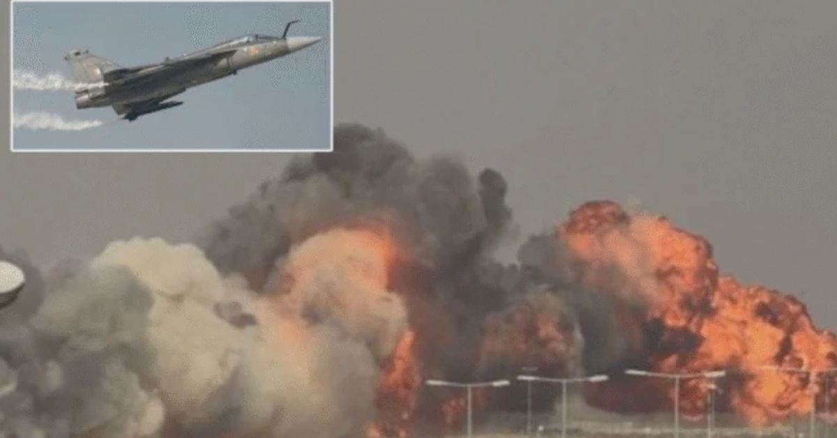 بھارتی جنگی طیارہ ’تیجس‘