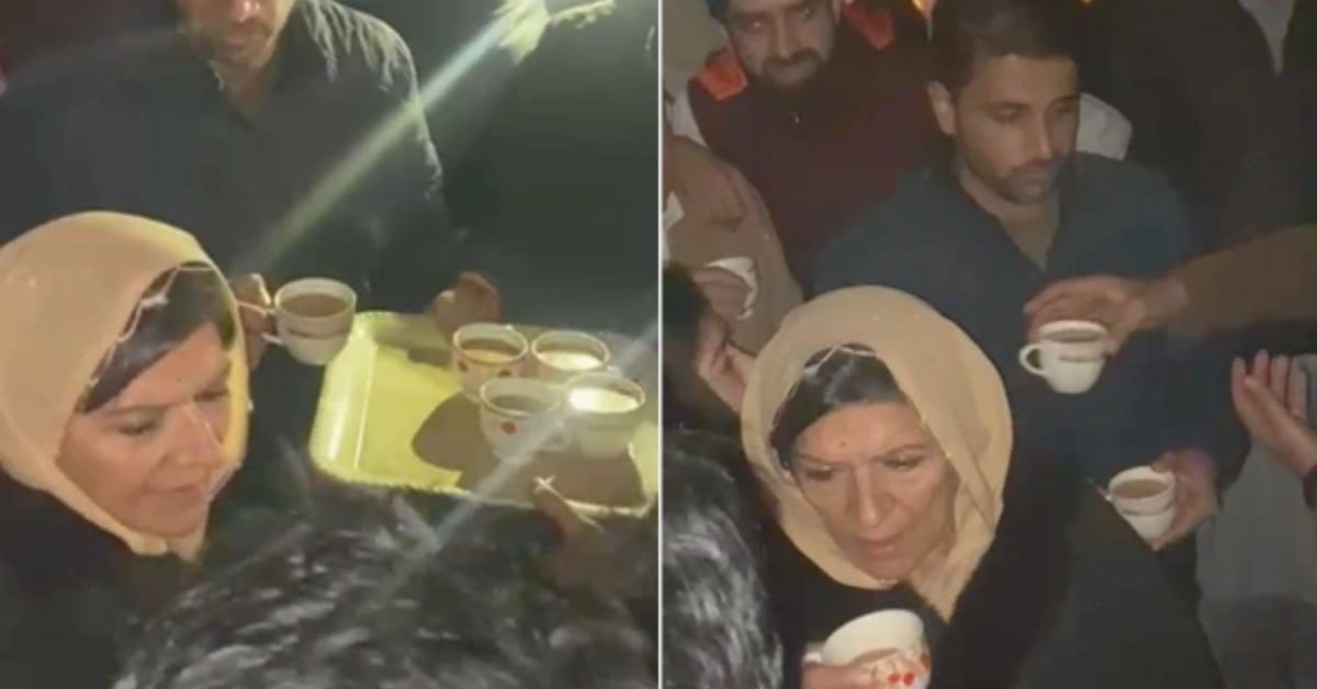 اڈیالہ روڈ دھرنے میں پولیس کی چائے ڈپلومیسی