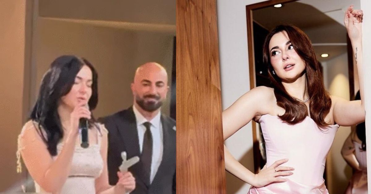 hania amir on a stage