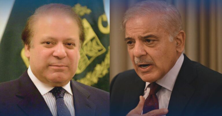 شہباز شریف and نواز شریف