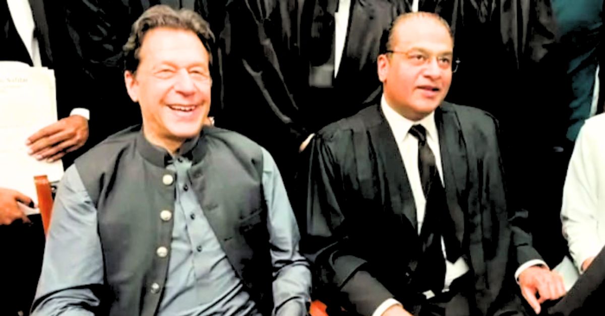 عمران خان and بیرسٹر سلمان صفدر