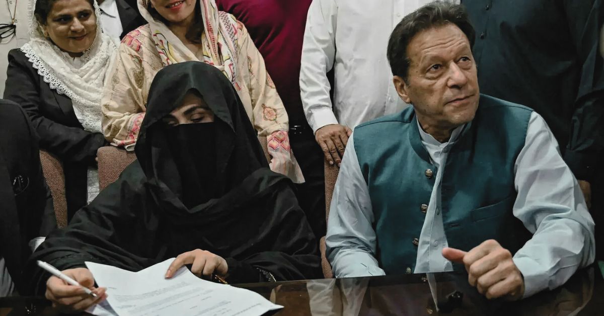Imran Khan and Bushra Bibi