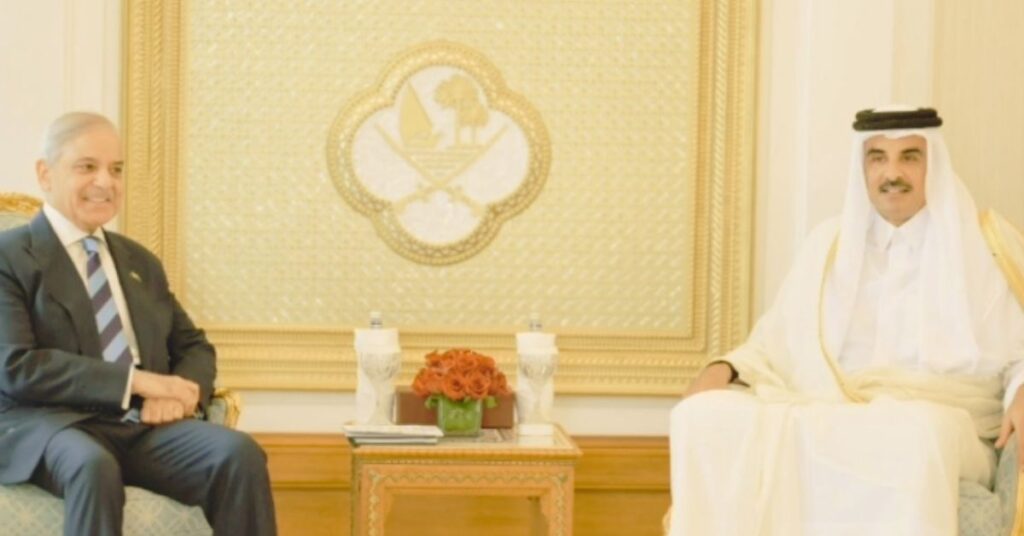 شہباز شریف and امیر قطر